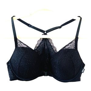 PINK lace push-up bra 34B